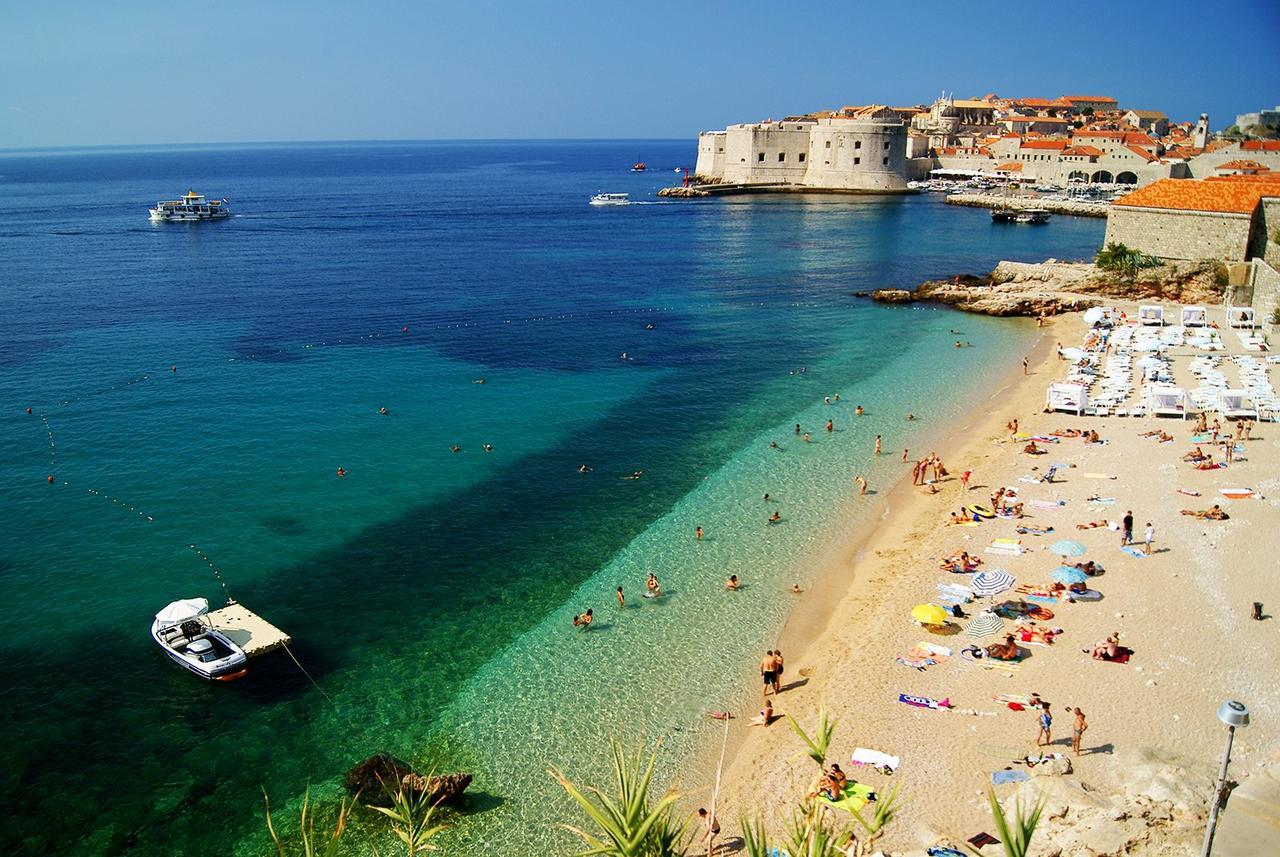 Luxury Beachfront Apartment Banje Dubrovnik Exterior foto